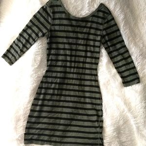 Express striped dress